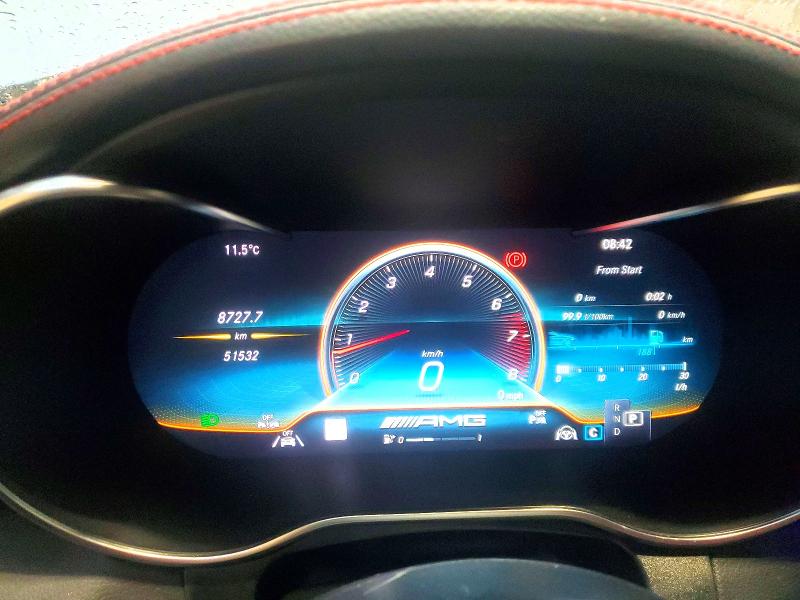 2022 Mercedes-benz Glc VIN W1N0J6EB8NG072713 COPART salvage auction — FRONT END, Salvage Title, sold $36,750 on 2026-07-09 (photo 9)