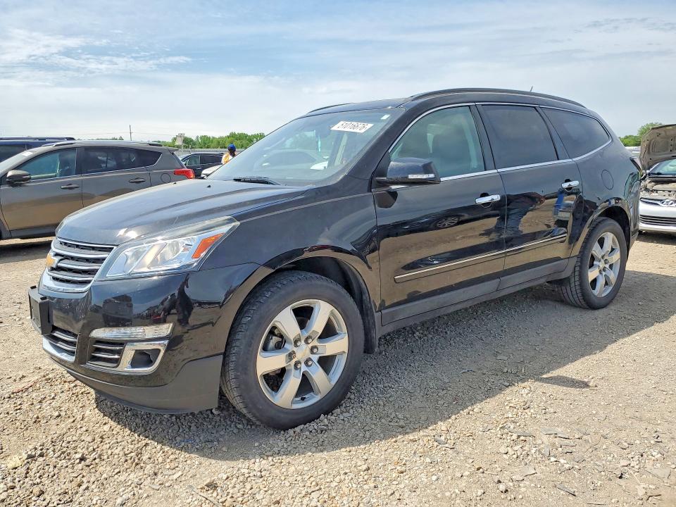 2017 Chevrolet Traverse VIN 1GNKRJKD2HJ102661 COPART salvage auction — HAIL, Ks - Cert Of Title-Salvage, sold $2,950 on 2026-07-09 (photo 1)