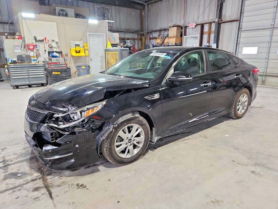 2016 Kia Optima VIN 5XXGT4L37GG100818 COPART salvage auction — FRONT END, Mo - Salvage Certificate Of Title, sold $1,400 on 2026-07-22 (photo 1)