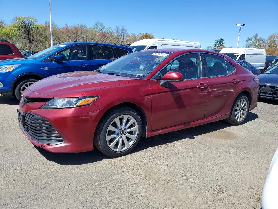 2020 Toyota Camry VIN 4T1C11AK6LU898631 COPART salvage auction — FRONT END, Ma - Certificate Of Title, sold $7,100 on 2026-07-30 (photo 1)