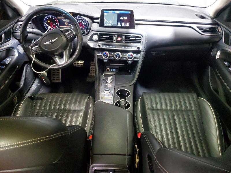2019 Genesis G70 VIN KMTG54LE3KU030556 COPART salvage auction — FRONT END, IL - SALVAGE CERTIFICATE, sold $4,400 on 2026-07-07 (photo 8)