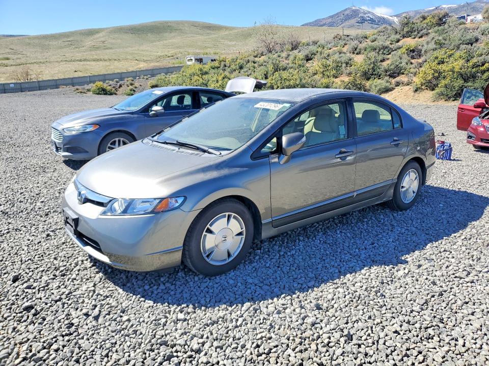 2007 Honda Civic hybrid VIN JHMFA36287S021936 COPART salvage auction — MINOR DENT/SCRATCHES, Ca - Certificate Of Title, sold $200 on 2026-07-09 (photo 1)