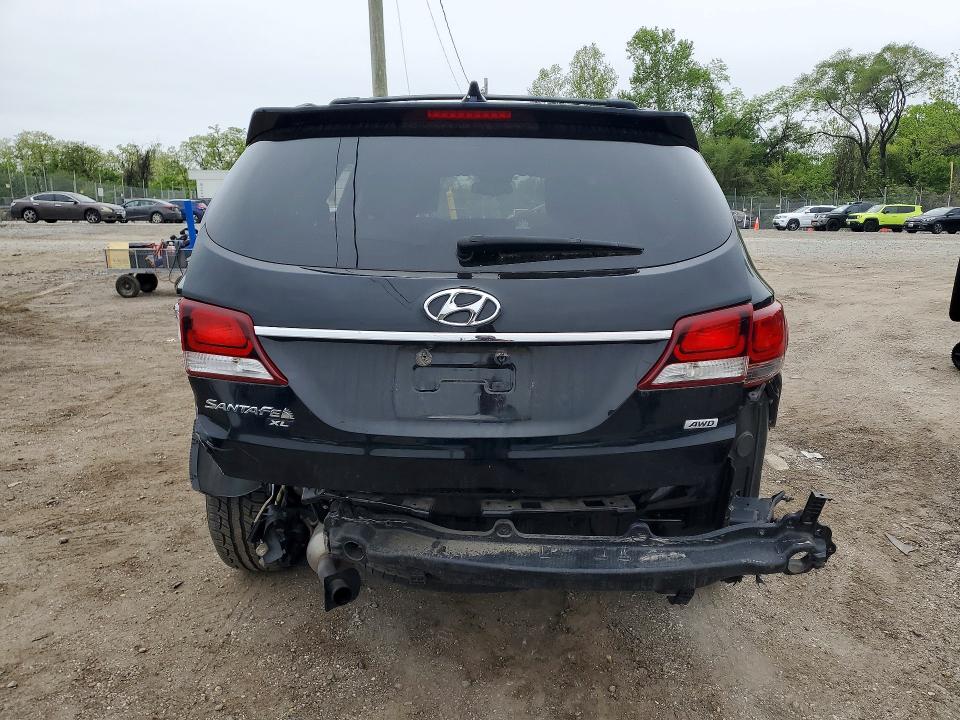 2019 Hyundai Santa fe VIN KM8SMDHFXKU306871 COPART salvage auction — REAR END, Md - Cert Of Salvage > 75% Damage, sold $3,250 on 2026-07-23 (photo 6)