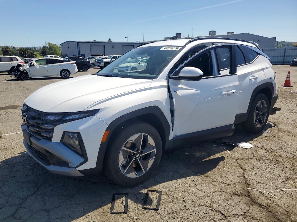 2026 Hyundai Tucson hybrid VIN KM8JBDD12TU443199 COPART salvage auction — REAR END, Ca - Salvage Certificate, sold $6,400 on 2026-07-17 (photo 1)