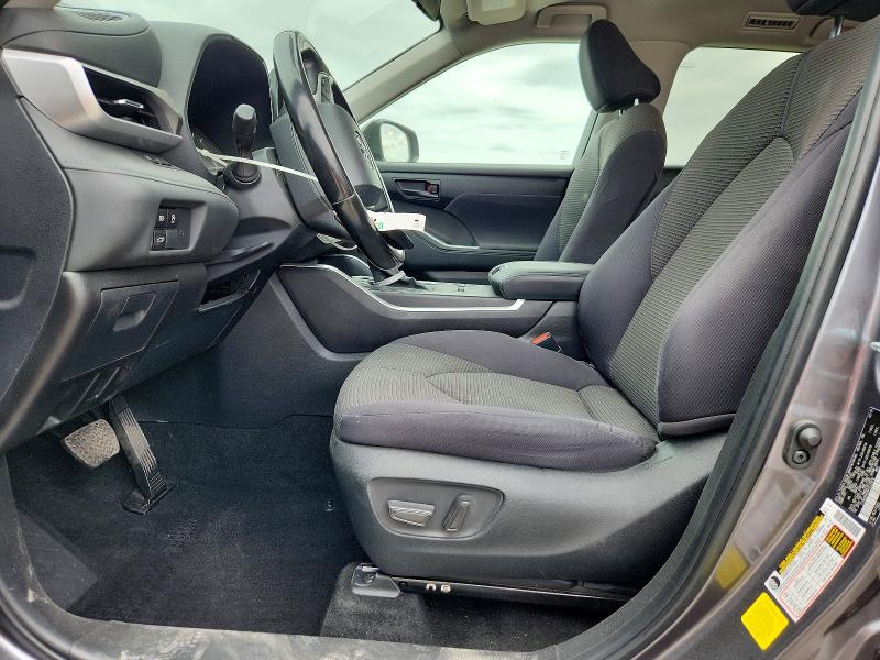 2024 Toyota Highlander VIN 5TDKDRAH9RS532878 COPART salvage auction — FRONT END, Salvage Title, sold $11,100 on 2026-07-15 (photo 7)