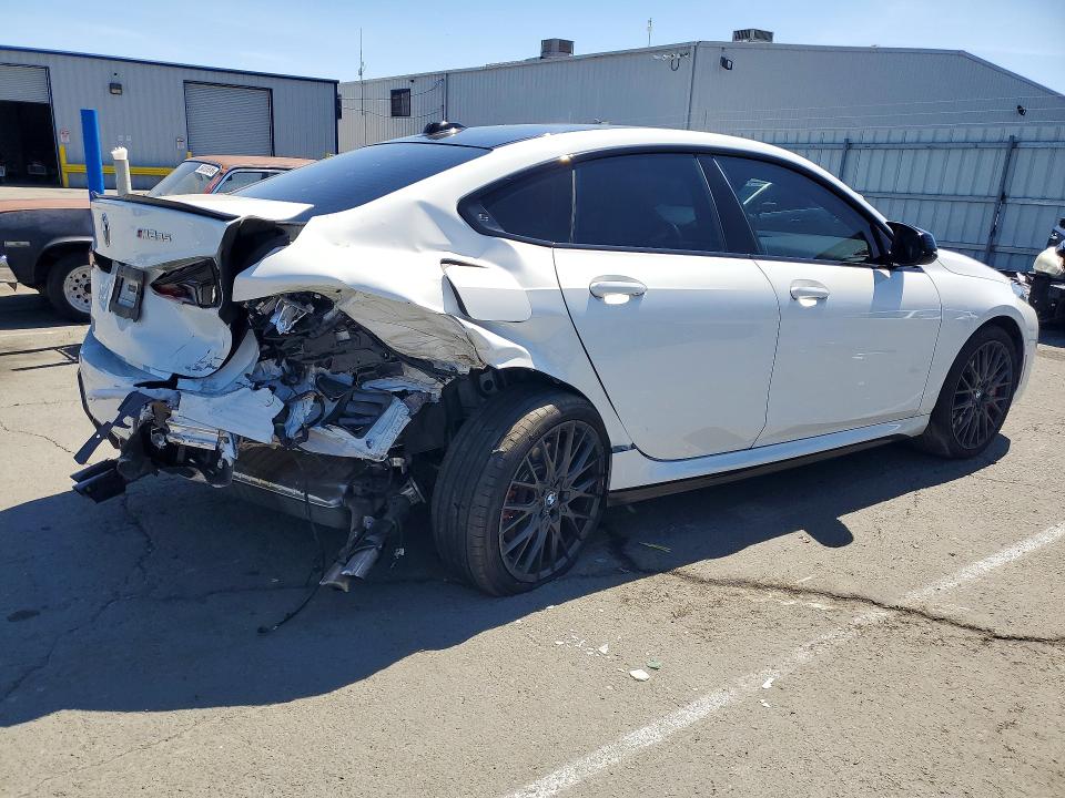 2025 BMW M2 VIN WBA33GG00S7S76334 COPART salvage auction — REAR END, Ca - Salvage Certificate, sold $12,000 on 2026-07-06 (photo 3)