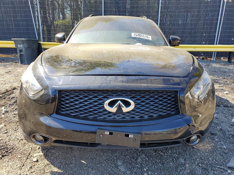 2017 Infiniti Qx70 VIN JN8CS1MW3HM413535 COPART salvage auction — SIDE, Md - Cert Of Salvage > 75% Damage, sold $225 on 2026-07-17 (photo 5)