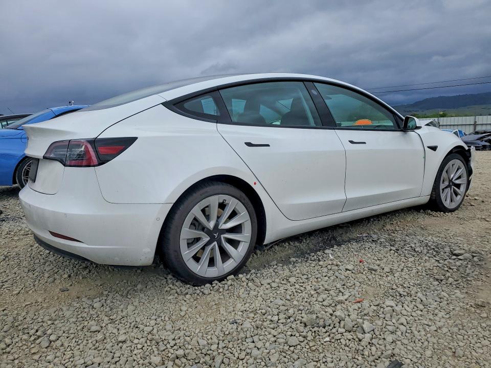 2021 Tesla Model 3 VIN 5YJ3E1EA4MF998439 COPART salvage auction — FRONT END, CA, sold $4,200 on 2026-07-14 (photo 3)