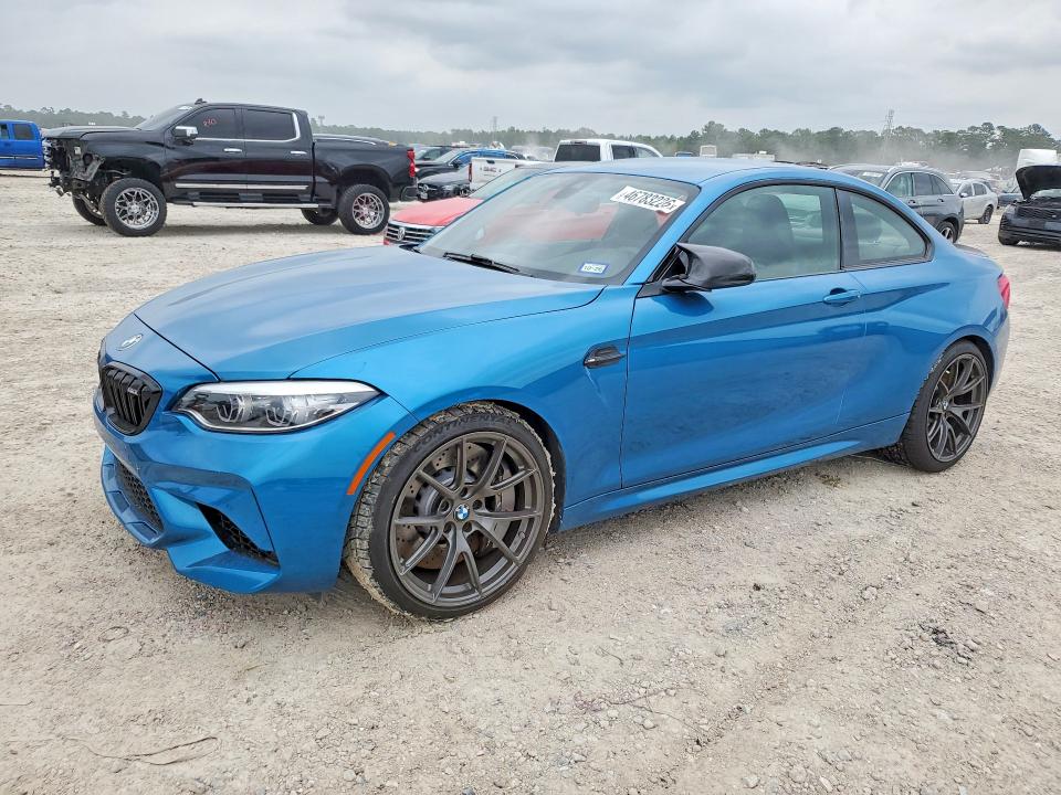 2020 BMW M2 VIN WBS2U7C06L7E15865 COPART salvage auction — UNDERCARRIAGE, Tx - Salvage Vehicle Title, sold $23,100 on 2026-07-10 (photo 1)