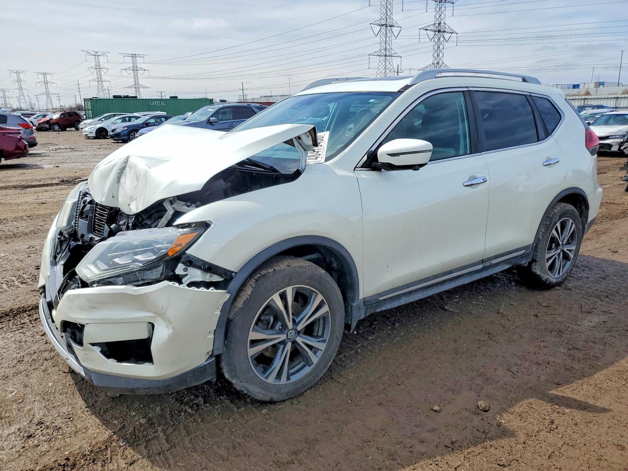 2017 Nissan Rogue VIN 5N1AT2MV6HC730725 COPART salvage auction — Front End, IL - SALVAGE CERTIFICATE, sold $2,300 on 2026-06-30 (photo 1)
