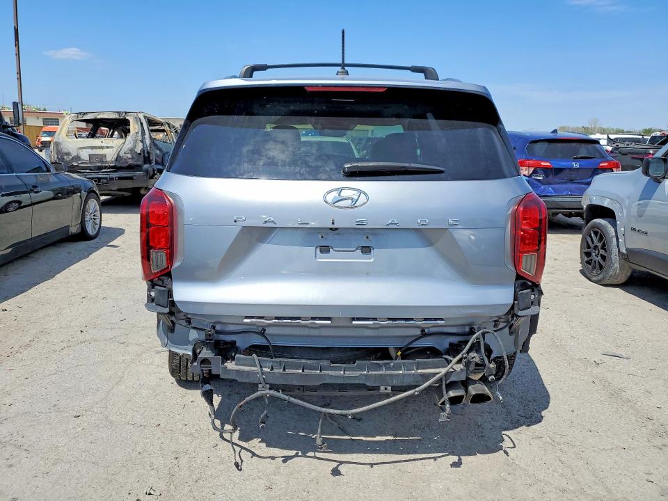 2020 Hyundai Palisade VIN KM8R44HE2LU159601 COPART salvage auction — REAR END, In - Cert Of Title-Salvage Title, sold $7,700 on 2026-07-24 (photo 6)