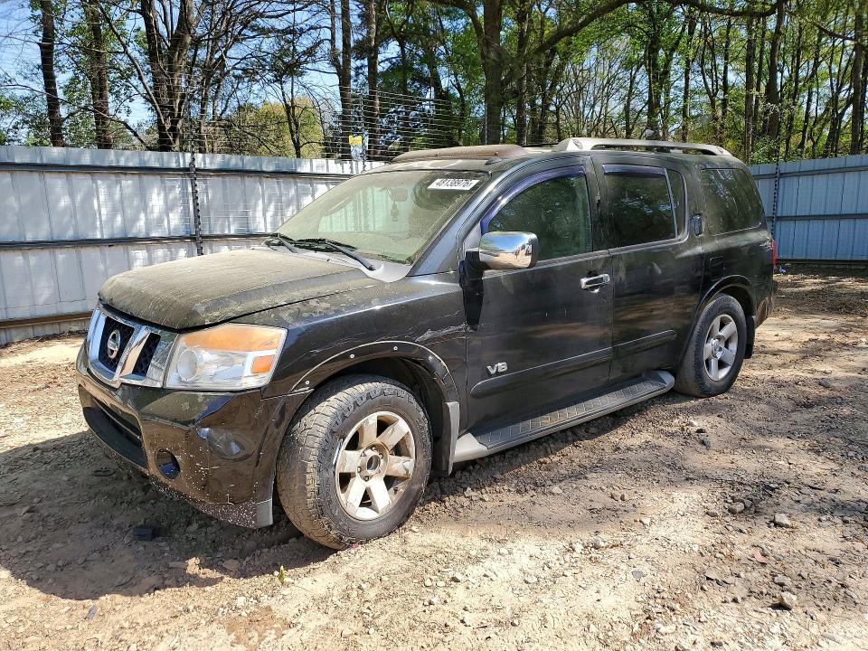 2008 Nissan Armada VIN 5N1BA08D28N615611 — COPART salvage auction photo