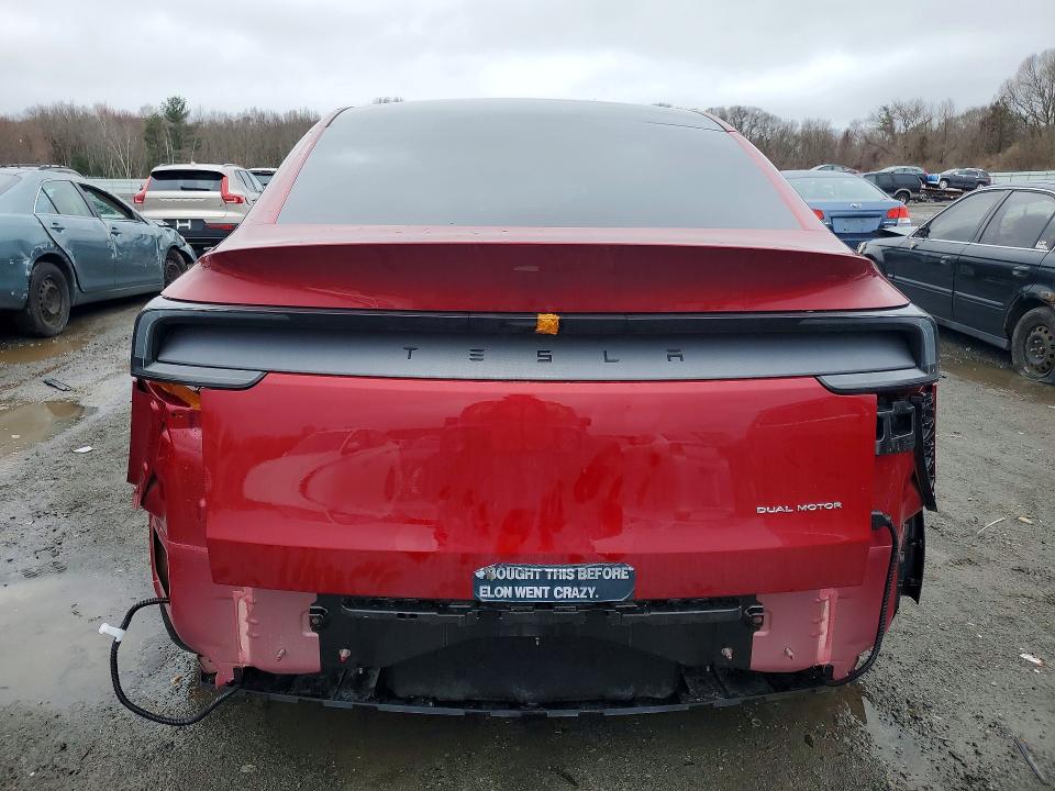 2026 Tesla Model y VIN 7SAYGDEE5TA453661 COPART salvage auction — REAR END, Ma - Cert Of Title-Salvage, sold $20,400 on 2026-07-08 (photo 6)