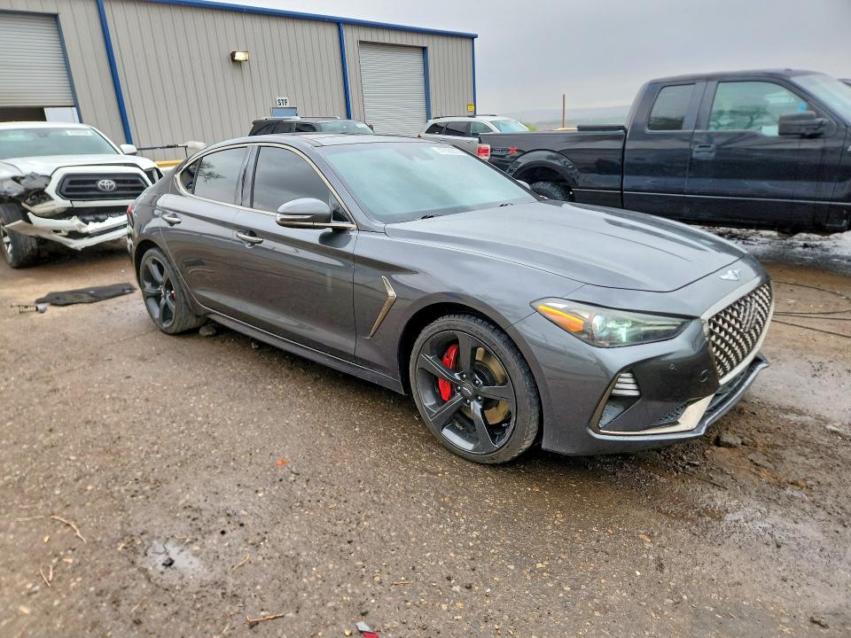 2019 Genesis G70 VIN KMTG34LEXKU031158 COPART salvage auction — SIDE, Nm - Cert Of Title-Salvage, sold $6,600 on 2026-07-16 (photo 4)