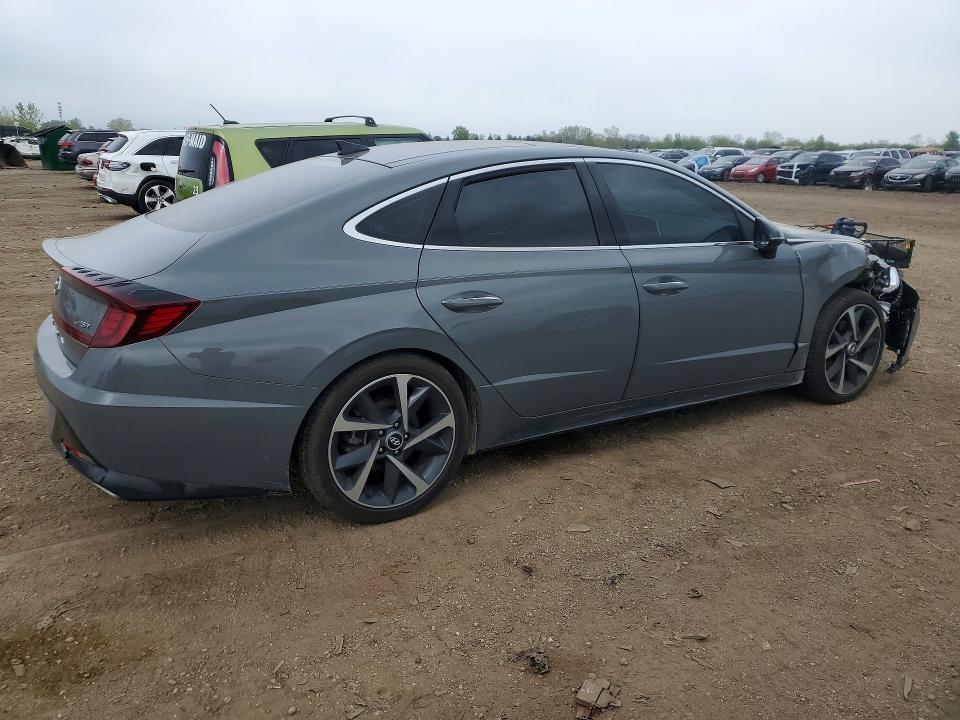 2023 Hyundai VIN KMHL44J23PA311253 COPART salvage auction — FRONT END, IL - SALVAGE CERTIFICATE, sold $1,050 on 2026-07-28 (photo 3)