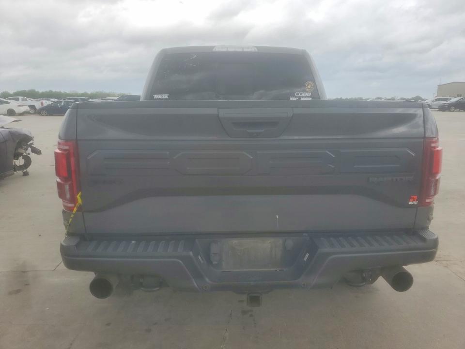 2018 Ford F-150 lightning VIN 1FTFW1RG7JFB95723 COPART salvage auction — ENGINE BURN, Tx - Nonrepairable Title, sold $2,100 on 2026-07-09 (photo 6)