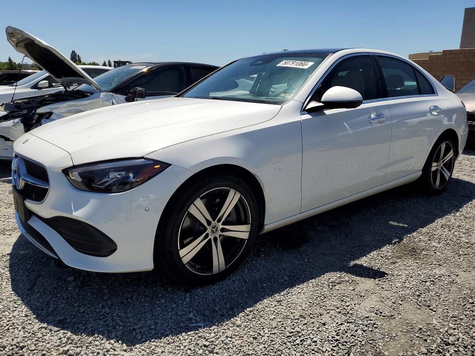 2025 Mercedes-benz C-klasse VIN W1KAF4GB0SR262767 COPART salvage auction — SIDE, CA, sold $17,900 on 2026-07-22 (photo 1)