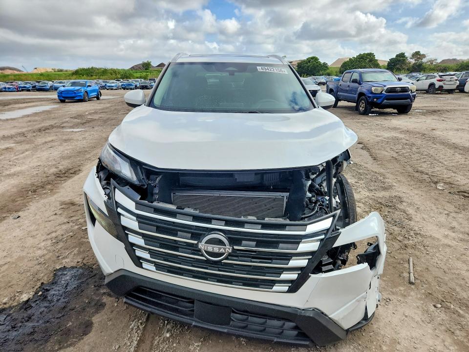 2025 Nissan Rogue VIN JN8BT3BA6SW003593 COPART salvage auction — FRONT END, Id - Salvage Certificate Of Title, sold $6,700 on 2026-07-07 (photo 5)