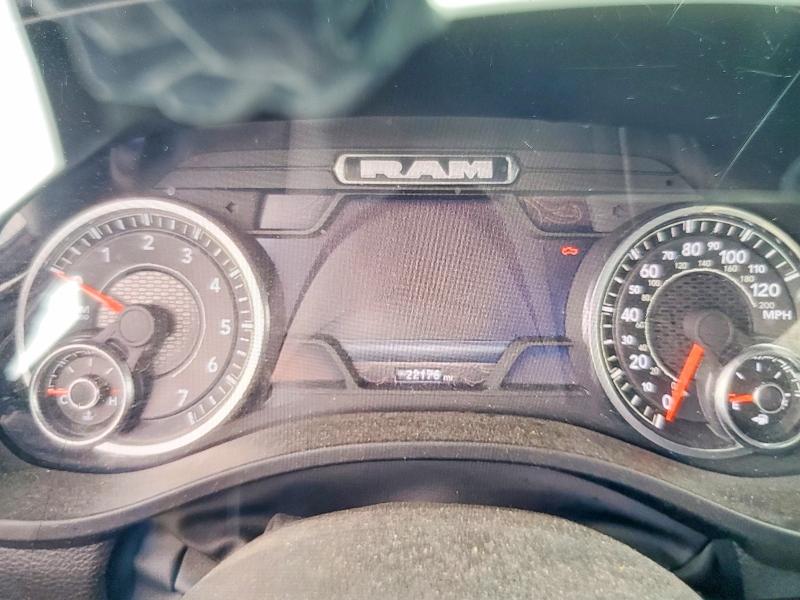 2025 Ram 1500 VIN 1C6RRFFG6SN575866 COPART salvage auction — FRONT END, Oh - Cert Of Title-Salvage, sold $16,500 on 2026-07-02 (photo 9)
