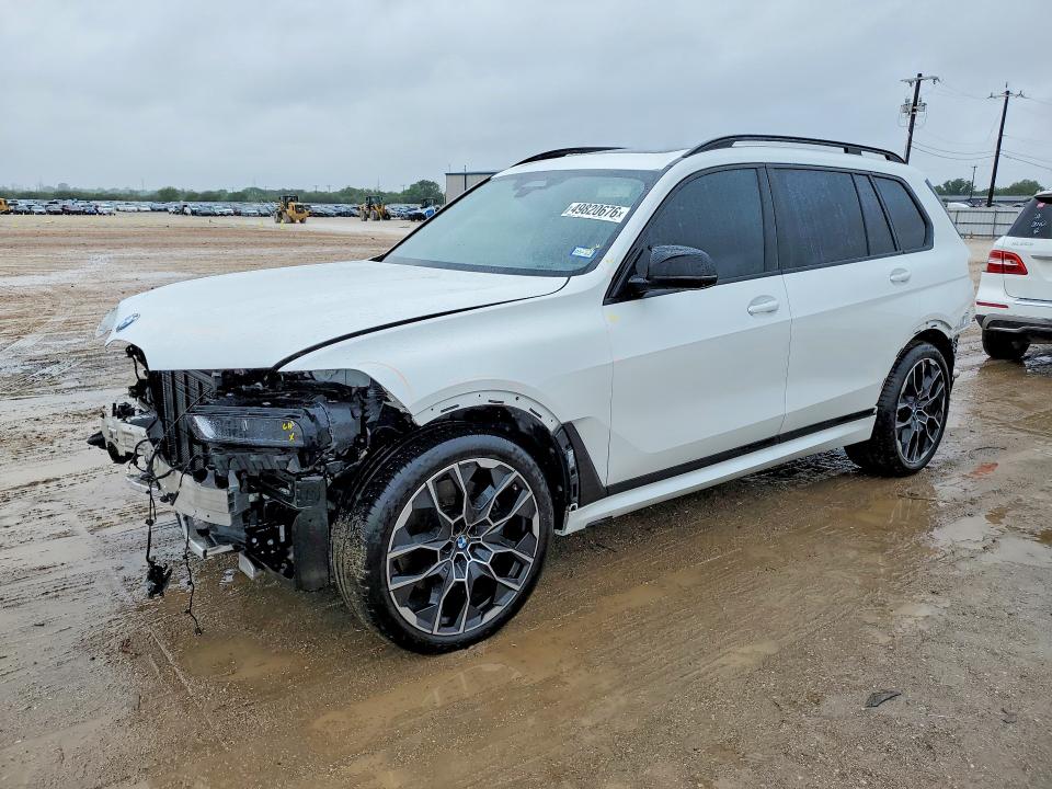 2025 BMW X7 VIN 5UX33EM02S9Z88326 COPART salvage auction — FRONT END, Tx - Salvage Vehicle Title, sold $10,700 on 2026-07-30 (photo 1)