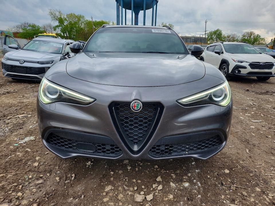 2022 Alfa romeo Stelvio VIN ZASPAKBN2N7D38179 COPART salvage auction — REAR END, Il - Salvage Certificate, sold $8,100 on 2026-07-31 (photo 5)