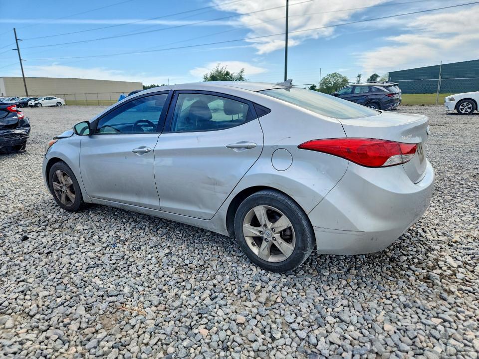 2012 Hyundai Elantra VIN KMHDH4AE2CU241045 COPART salvage auction — FRONT END, Ga - Cert Of Title-Salvage, sold $650 on 2026-07-07 (photo 2)