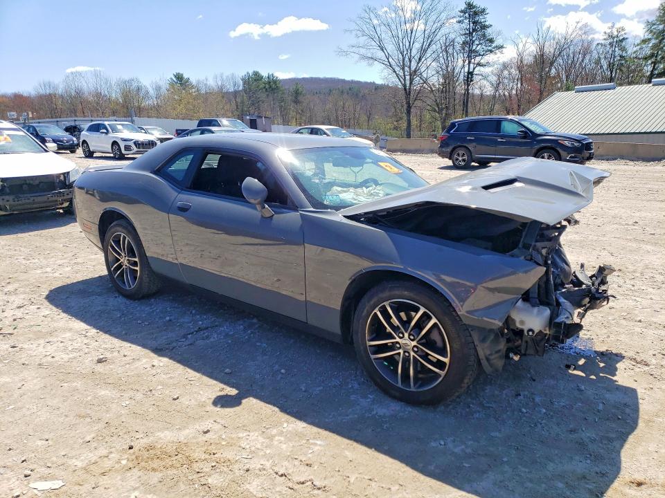 2019 Dodge Challenger VIN 2C3CDZGG3KH629814 COPART salvage auction — FRONT END, Ma - Cert Of Title-Salvage, sold $2,100 on 2026-07-22 (photo 4)