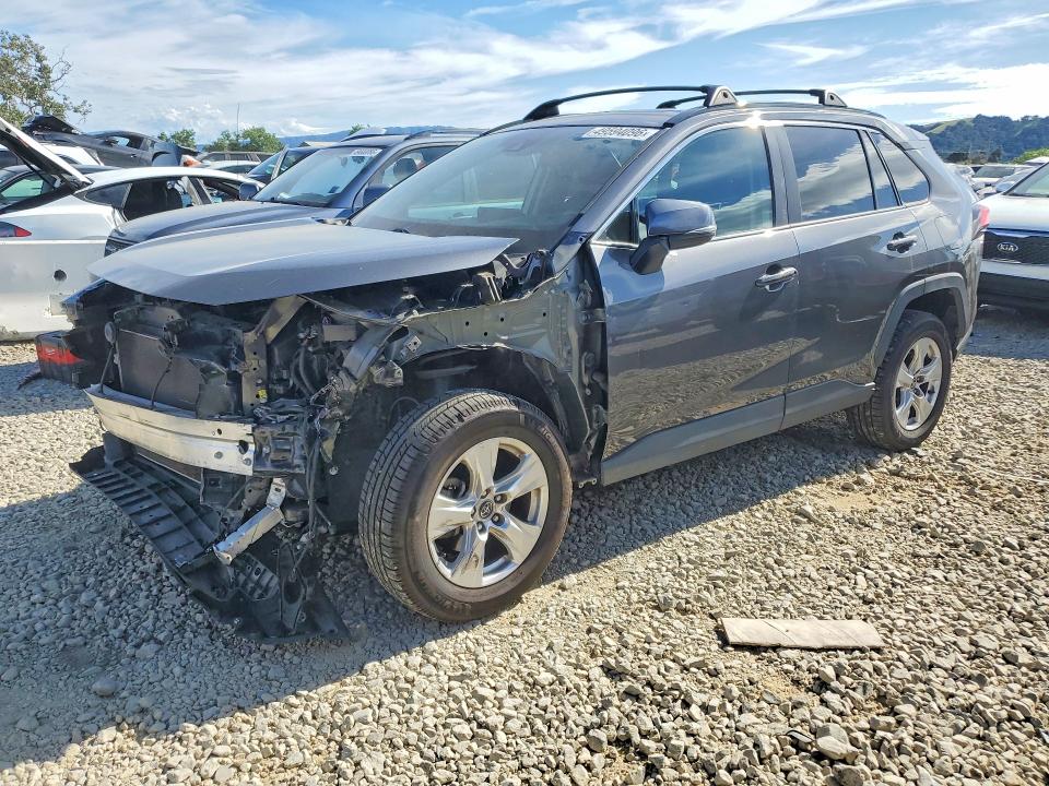 2021 Toyota Rav4 VIN 2T3P1RFV1MC160104 COPART salvage auction — FRONT END, Ca - Salvage Certificate, sold $8,300 on 2026-07-09 (photo 1)
