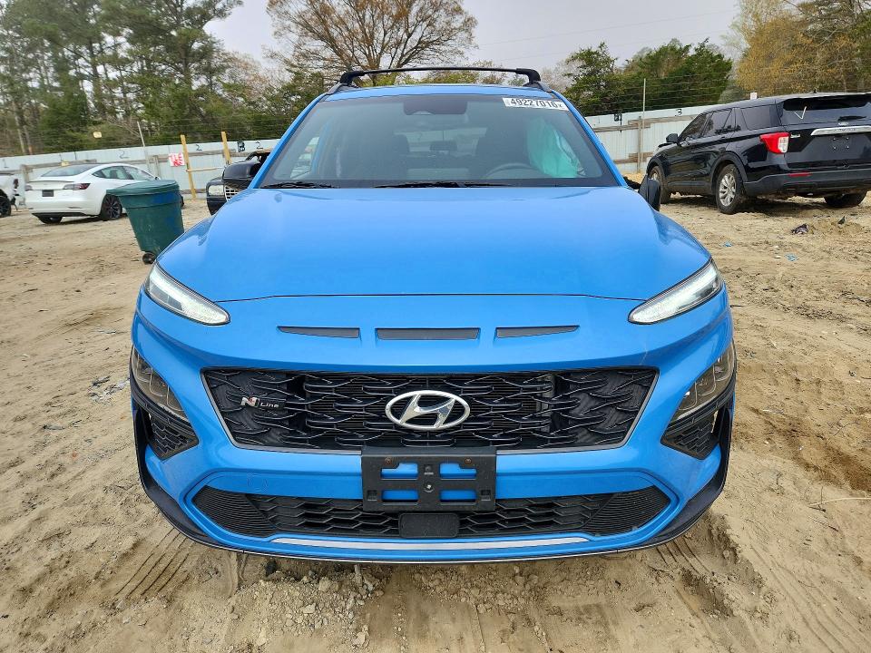 2022 Hyundai Kona VIN KM8K3CA32NU792853 COPART salvage auction — SIDE, Md - Cert Of Salvage > 75% Damage, sold $250 on 2026-07-21 (photo 5)