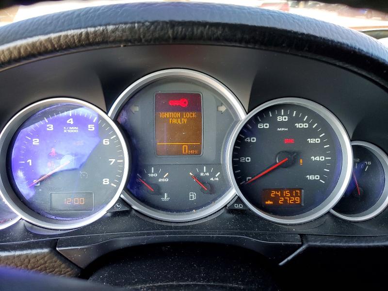 2005 Porsche Cayenne VIN WP1AB29P85LA61515 COPART salvage auction — VANDALISM, CA - SALVAGE CERTIFICATE, sold $80 on 2026-07-20 (photo 9)