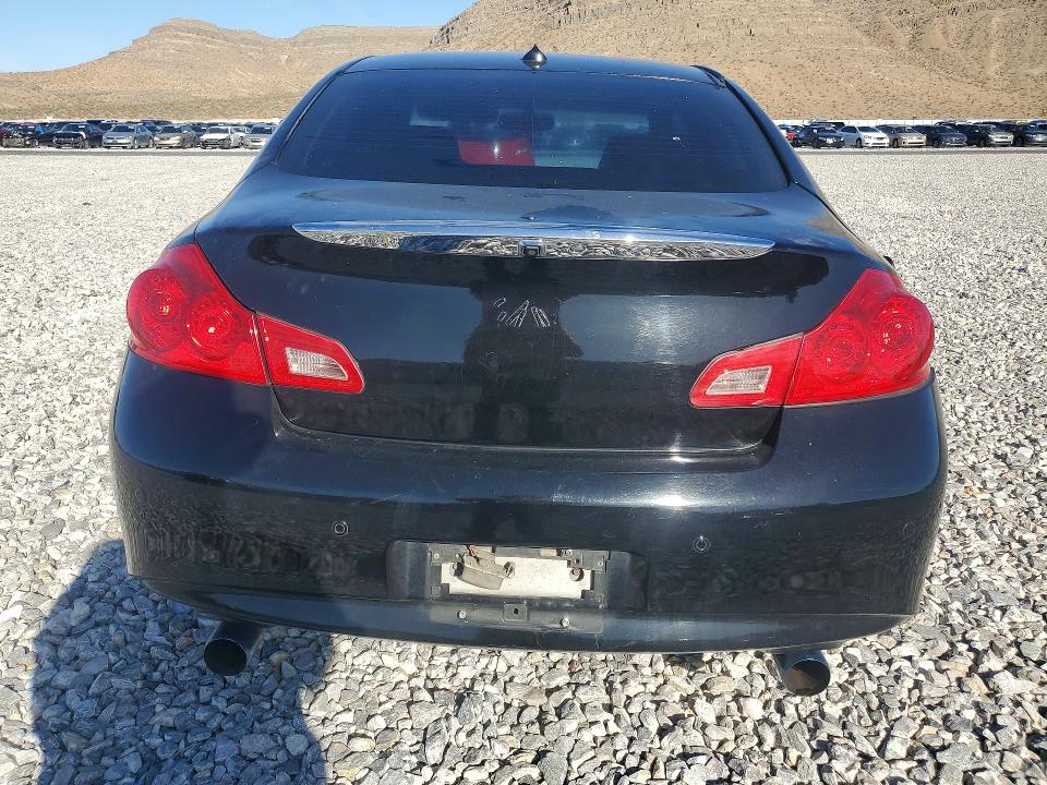 2013 Infiniti VIN JN1CV6AR4DM351462 COPART salvage auction — REAR END, Salvage Title, sold $250 on 2026-07-27 (photo 6)
