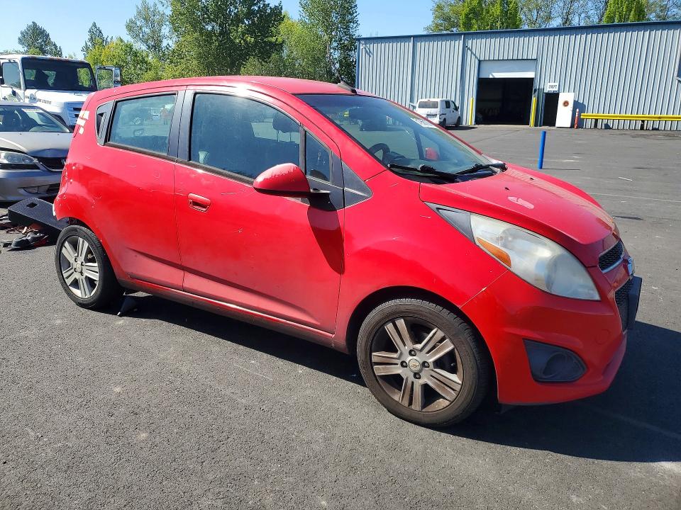 2013 Chevrolet Spark VIN KL8CB6S90DC538023 COPART salvage auction — REAR END, Or - Salvage Title Certificate, sold $650 on 2026-07-08 (photo 4)