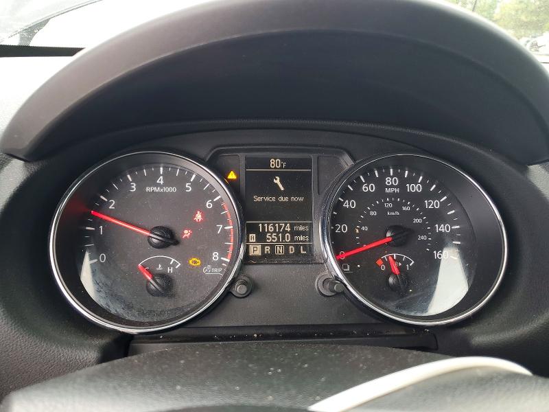 2013 Nissan Rogue sport VIN JN8AS5MT9DW538557 COPART salvage auction — REAR END, Tx - Certificate Of Title, sold $650 on 2026-07-02 (photo 9)