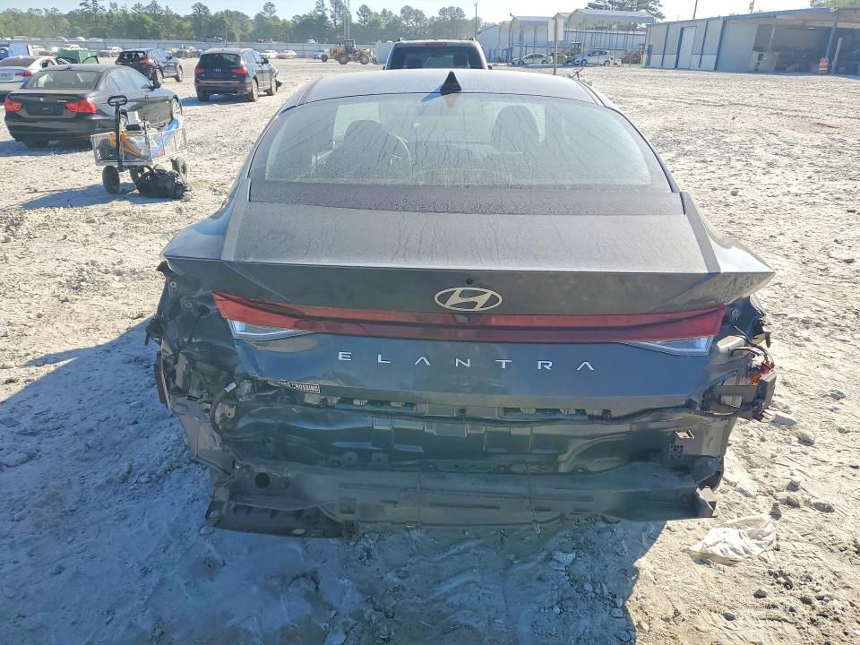 2025 Hyundai Elantra VIN KMHLL4DG0SU968691 COPART salvage auction — REAR END, Id - Salvage Certificate Of Title, sold $6,000 on 2026-07-13 (photo 6)