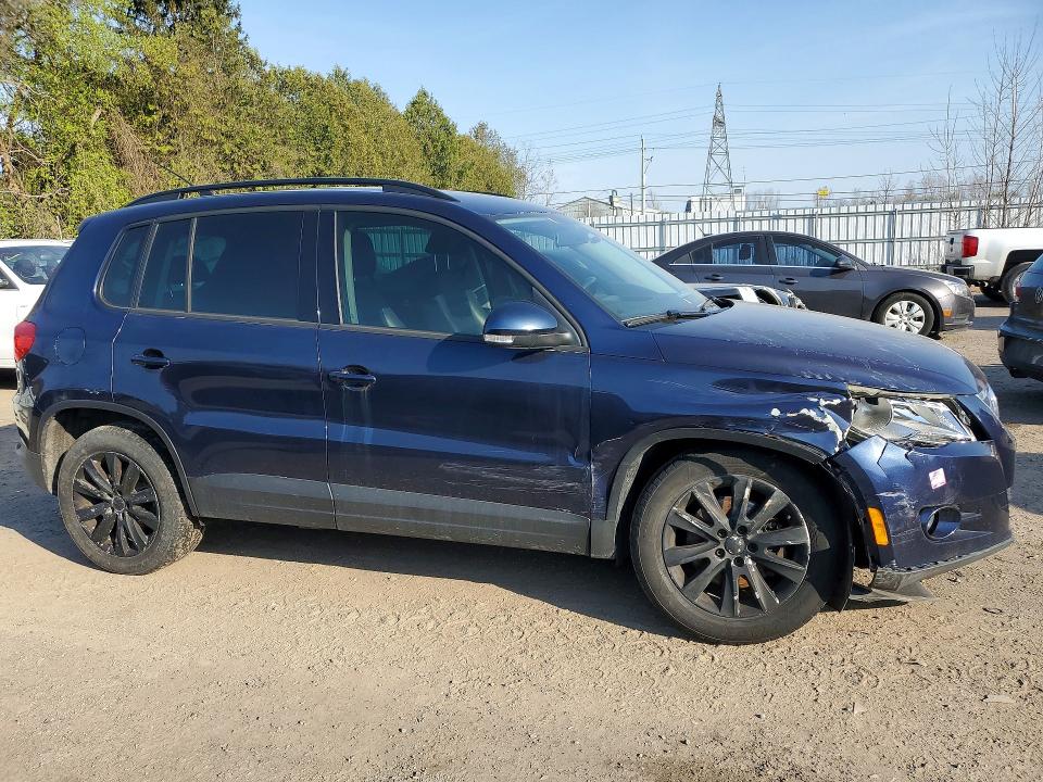 2011 Volkswagen Tiguan VIN WVGBV7AX9BW504346 COPART salvage auction — FRONT END, ON - PERMIT SALVAGE, sold $350 on 2026-08-18 (photo 4)