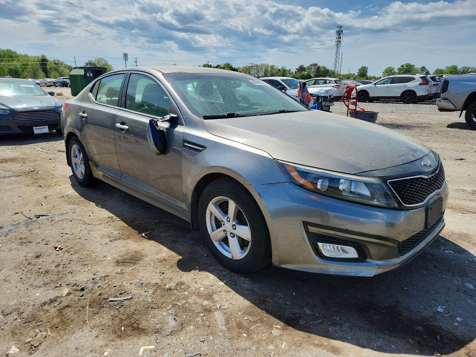 2014 Kia Optima VIN 5XXGM4A74EG347441 COPART salvage auction — MINOR DENT/SCRATCHES, Va - Cert Of Title-Rebuilt, sold $600 on 2026-07-29 (photo 4)