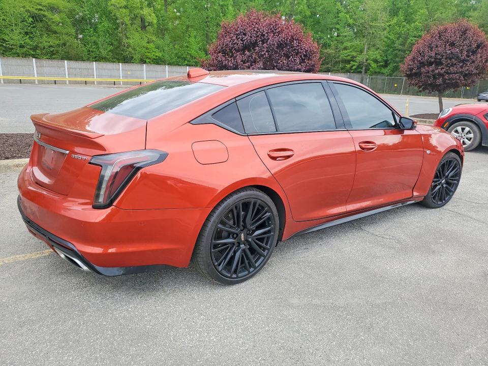 2020 Cadillac Ct5 VIN 1G6DP5RK0L0134335 COPART salvage auction — UNDERCARRIAGE, Md - Cert Of Salvage > 75% Damage, sold $7,600 on 2026-07-17 (photo 3)
