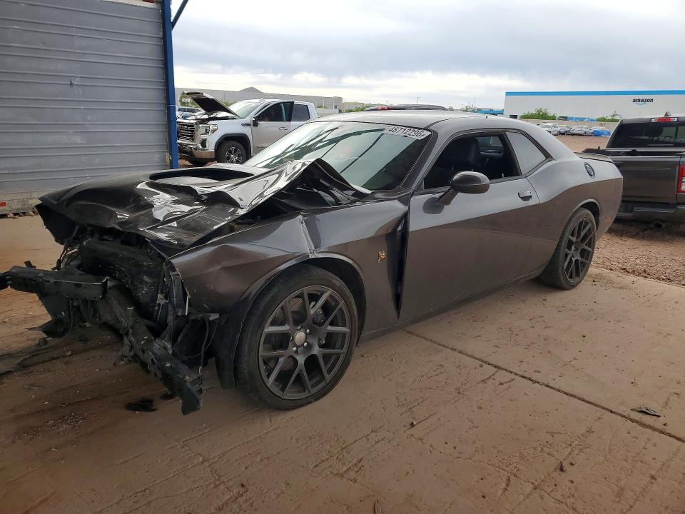 2016 Dodge Challenger VIN 2C3CDZFJ5GH349820 COPART salvage auction — FRONT END, Az - Cert Of Title - Salvage, sold $4,350 on 2026-07-09 (photo 1)