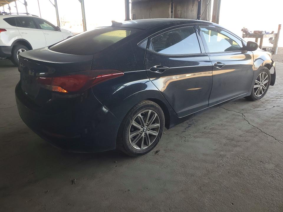 2016 Hyundai Elantra VIN KMHDH4AE3GU474986 COPART salvage auction — FRONT END, Id - Salvage Certificate Of Title, sold $1,350 on 2026-07-20 (photo 3)