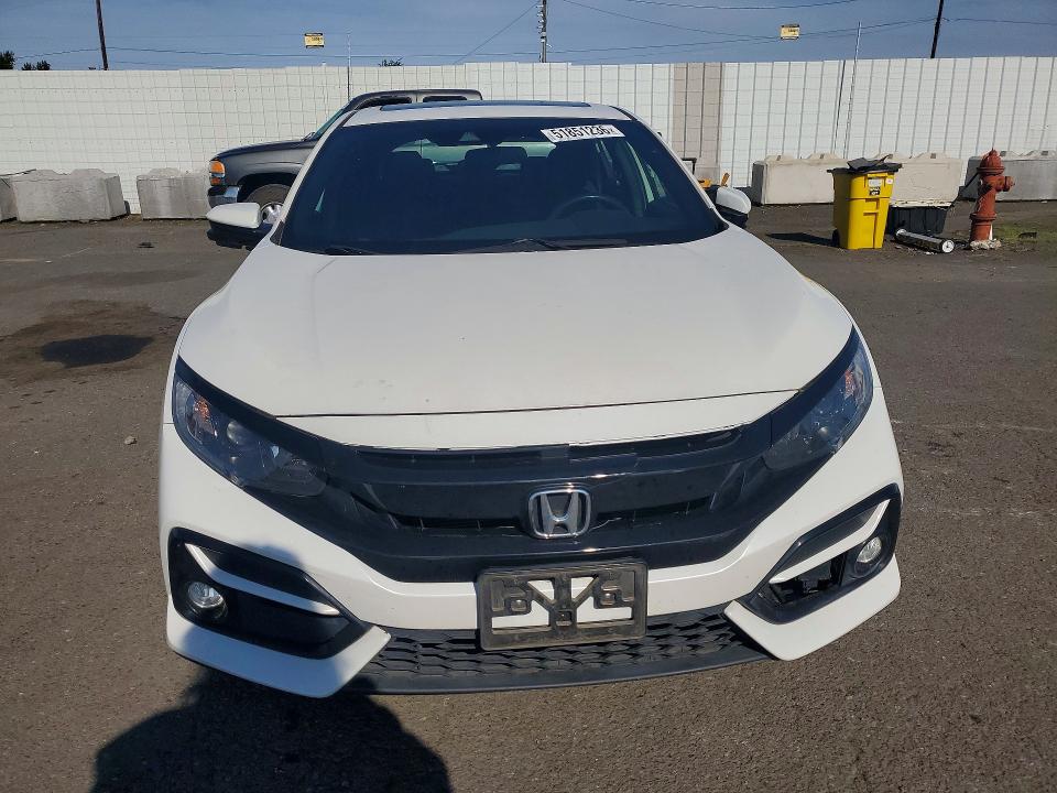 2020 Honda Civic VIN SHHFK7H69LU415845 COPART salvage auction — REAR END, Or - Salvage Title Certificate, sold $6,300 on 2026-07-06 (photo 5)