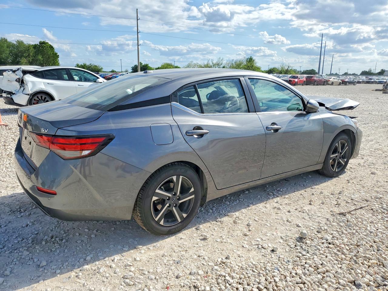 2024 Nissan Sentra VIN 3N1AB8CV3RY264906 COPART salvage auction — Front End, TX - SALVAGE VEHICLE TITLE, sold $2,950 on 2026-07-09 (photo 3)