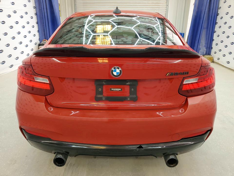 2017 BMW M240i VIN WBA2G1C52HV638893 COPART salvage auction — WATER/FLOOD, Tx - Salvage Title-Flood Damage, sold $12,400 on 2026-07-24 (photo 6)