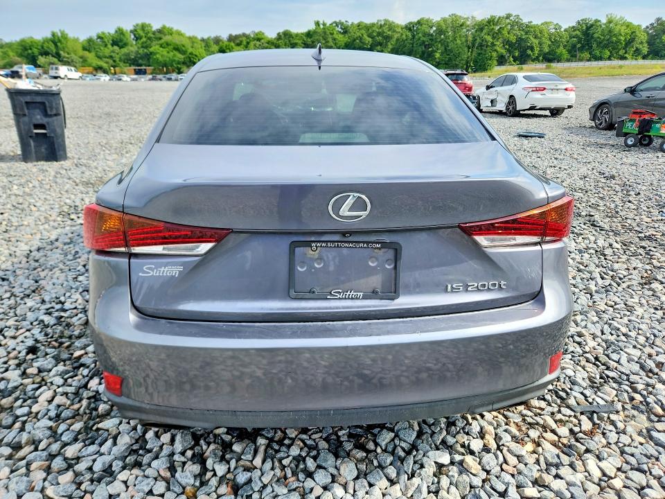 2017 Lexus Is VIN JTHBA1D24H5046886 COPART salvage auction — FRONT END, GA, sold $1,900 on 2026-07-23 (photo 6)