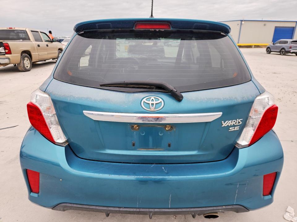 2013 Toyota Yaris VIN JTDKTUD33DD555230 COPART salvage auction — HAIL, Tx - Certificate Of Title, sold $2,600 on 2026-07-24 (photo 6)