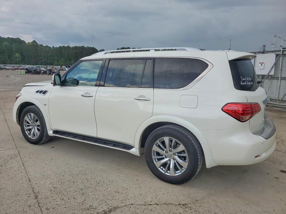 2017 Infiniti Qx80 VIN JN8AZ2NF6H9640843 COPART salvage auction — FRONT END, Ms - Cert Of Title-Salvaged, sold $9,100 on 2026-07-10 (photo 2)