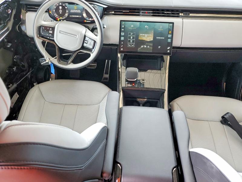2025 Land rover RANGE ROVER VIN SAL1L9FUXSA482430 COPART salvage auction — REAR END, Salvage Title, sold $42,500 on 2026-08-19 (photo 8)