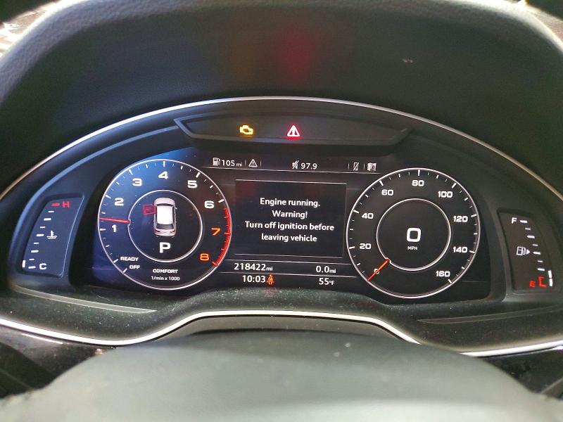2017 Audi Q7 VIN WA1LAAF77HD016845 COPART salvage auction — MINOR DENT/SCRATCHES, Me - Certificate Of Title (P), sold $5,800 on 2026-07-17 (photo 9)