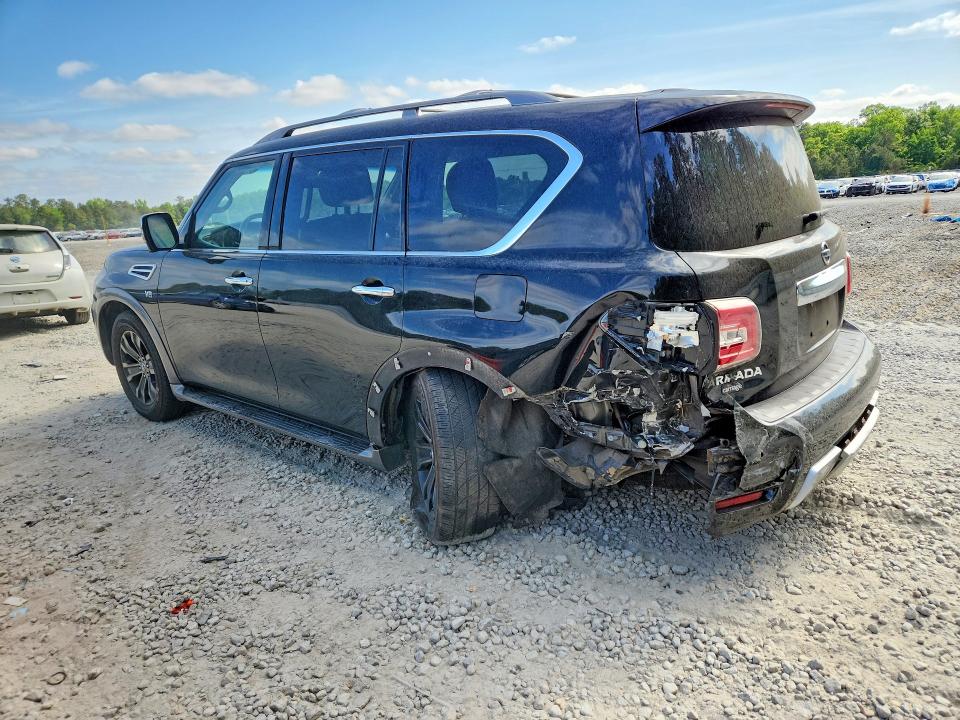 2017 Nissan Armada VIN JN8AY2NF2H9300172 COPART salvage auction — REAR END, Ga - Cert Of Title-Salvage, sold $4,050 on 2026-07-09 (photo 2)