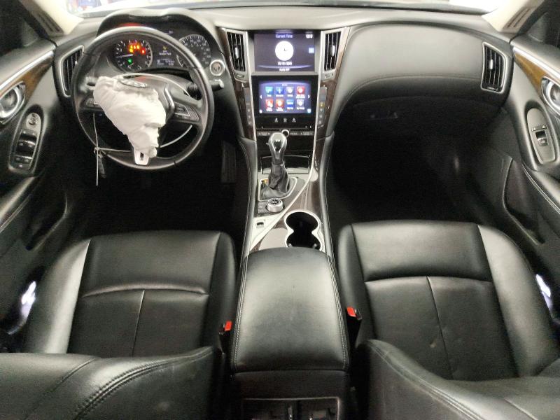 2019 Infiniti Q50 VIN JN1EV7APXKM517235 COPART salvage auction — FRONT END, Ca - Certificate Of Title, sold $1,650 on 2026-07-28 (photo 8)