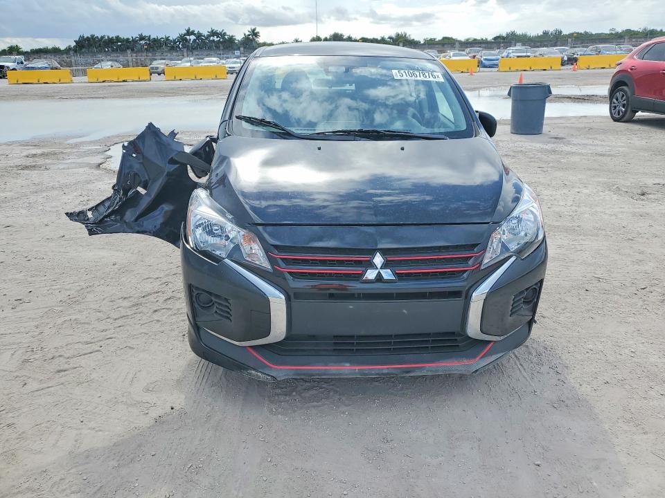 2024 Mitsubishi Mirage VIN ML32FUFJ5RHF14039 COPART salvage auction — FRONT END, Salvage Title, sold $3,150 on 2026-07-22 (photo 5)